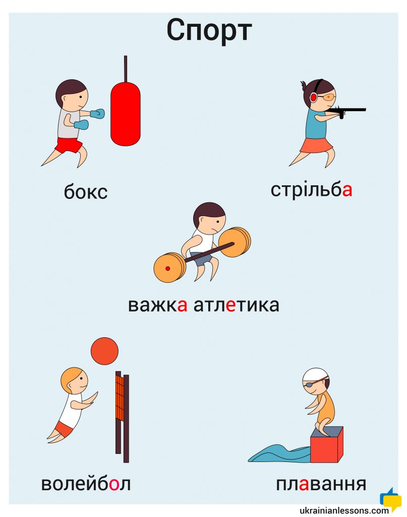 sports in Ukrainian