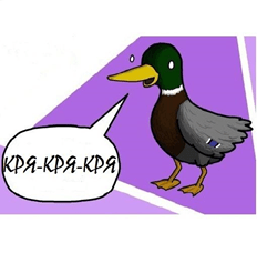 Ukrainian duck says ‘kria-kria-kria’