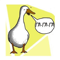 Ukrainian goose says ‘ga-ga-ga’