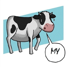 Ukrainian cow says ‘mu’
